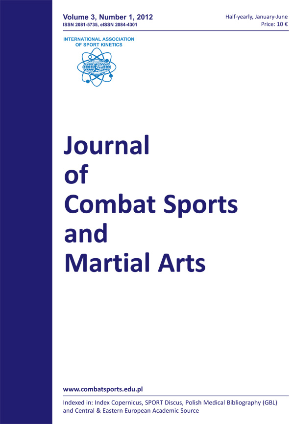 Journal of Combat Sports and Martial Arts 
